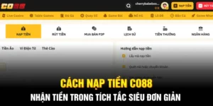 Cách Nạp Tiền CO88: Nhận Tiền Trong Tích Tắc Siêu Đơn Giản